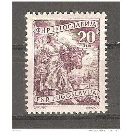 Sello n 593 yugoslavia