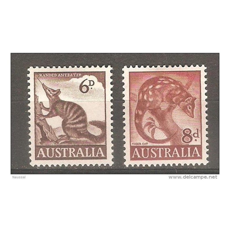Sellos n 253A y 253B Australia Sellos n 253A y 253B Australia