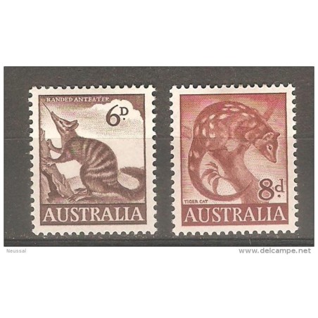 Sellos n 253A y 253B Australia