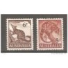 Sellos n 253A y 253B Australia