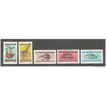 Sellos n 576 y 578  A34850 Colombia