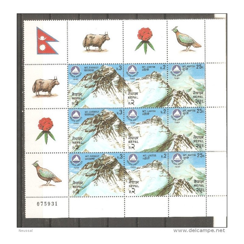 Serie n 3902 Nepal Serie n 3902 Nepal