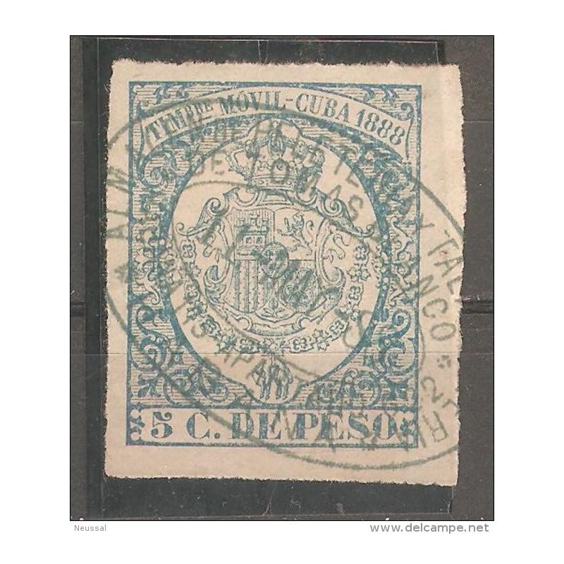 Fiscal de Cuba 1888 Fiscal de Cuba 1888