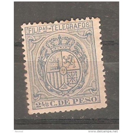 Sello Telegrafos n 38 Filipinas