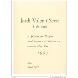 Tarjeta alcoi 1967