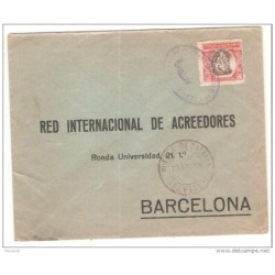 Carta con matasellos de puebla de cazalla  Sevilla1933