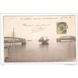 Tarjeta postal circulada de senegal 1906
