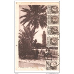 Tarjeta postal circulada marrakech a Rusia