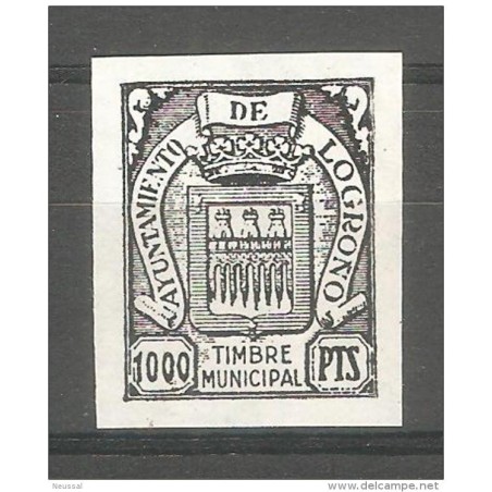 Sello local ayuntamiento de logroño 1000pts
