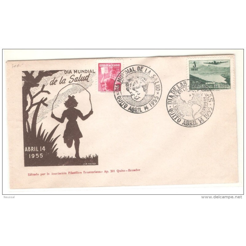 Carta de ecuador 1955 Carta de ecuador 1955