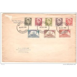 Carta de primer dia groedlandia 1950