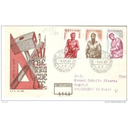 Sobre de primer dia circulado 1962 alonso de berruguete