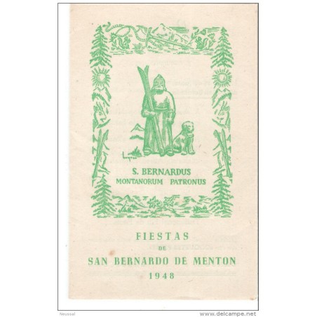 Tarjeta publicitaria S bernardus 1948