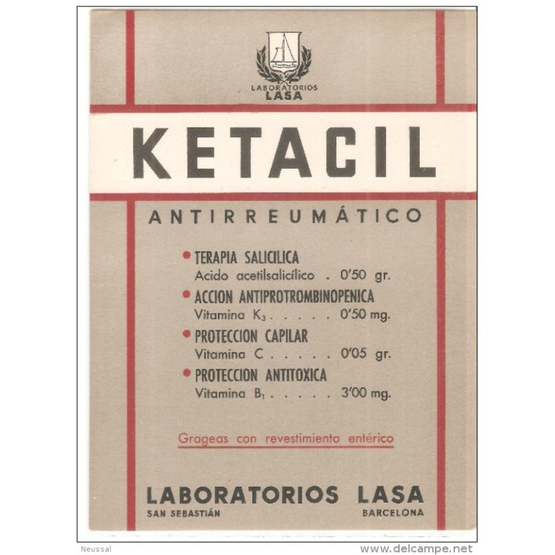 Papel secante publicidad ketacil Papel secante publicidad ketacil