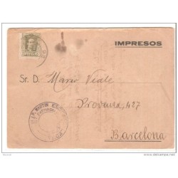 Tarjeta circulada de leon