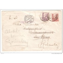 Carta con matasellos de 1938