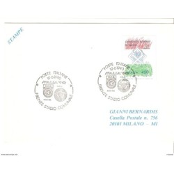 Tarjeta de italia de 1990