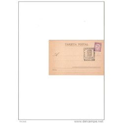Tarjeta postal con cuño de feria y exposicion valencia 2000