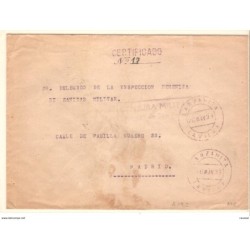 Carta con censura militar de Arenas de san pedro avila