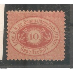 Sello n 4 Compañia de navegacion del danubio Austria