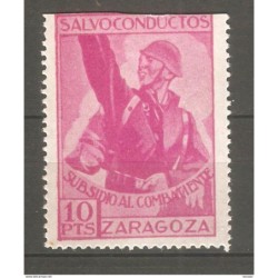 Viñeta  10 pts zaragoza salvoconducto