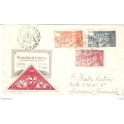 Carta con matasellos 1952 Madrid fernando catolico