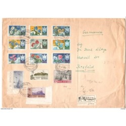 Carta  con matasellos san marino 1954