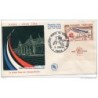 Carta  de primer dia con matasellos de 1964 Paris Philatec
