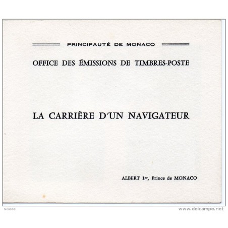 Documento filatelico monaco