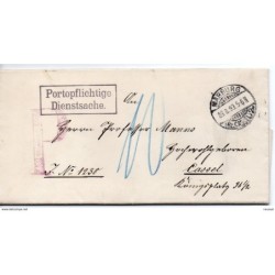 Carta de alemania con matasellos 1899 Marburg