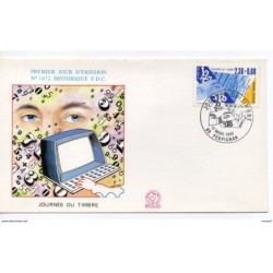Sobre de primer dia de francia de 1990