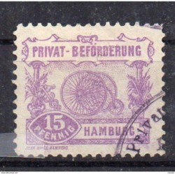 Sello de hamburgo 15 pfenning