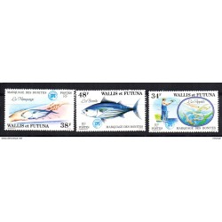 Sellos de peces  wallis et futuna n 2289 y 231