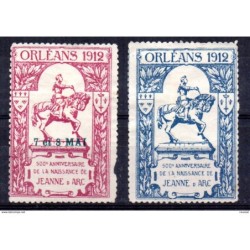 2 viñetas de jeanne darc 1912