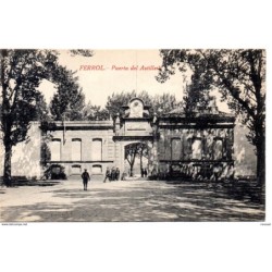 Tarjeta postal de ferrol puerta del astillero