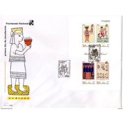 Sobre de  primer dia  serie n 3236  Patrimonio artistico nacional