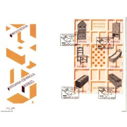 Sobre  de  primer dia  serie n 312732 Artesania española muebles