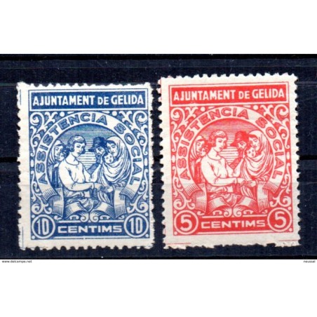 2 viñetas de ayuntamiento de gelida