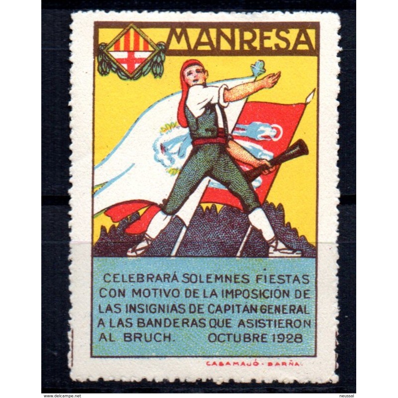 Viñeta Manresa Fiestas 1928 Viñeta Manresa Fiestas 1928