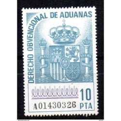 Sello de derecho obvencional de aduanas 10pts