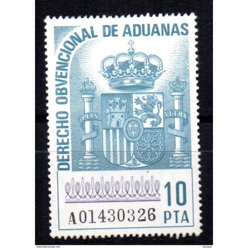 Sello de derecho obvencional de aduanas 10pts Sello de derecho obvencional de aduanas 10pts