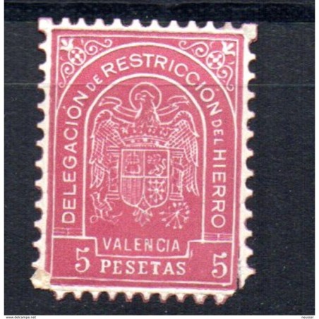 Sello de delegacion de restriccion del hierro valencia 5 pts