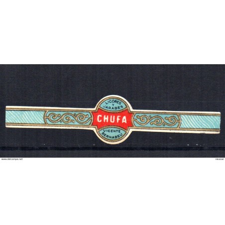 Etiqueta licores chufa