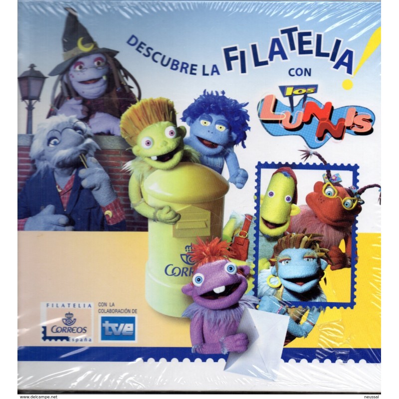 Libro descubre la filatelia con los lunnis Libro descubre la filatelia con los lunnis