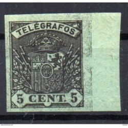 Sello sin dentar telegrafo