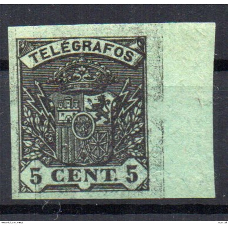 Sello sin dentar telegrafo Sello sin dentar telegrafo