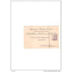 Tarjeta de 1942  sevilla