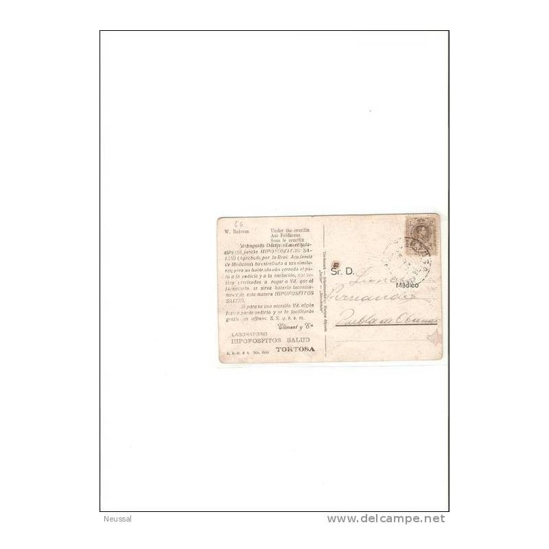 Tarjeta postal algo dañada Tarjeta postal algo dañada