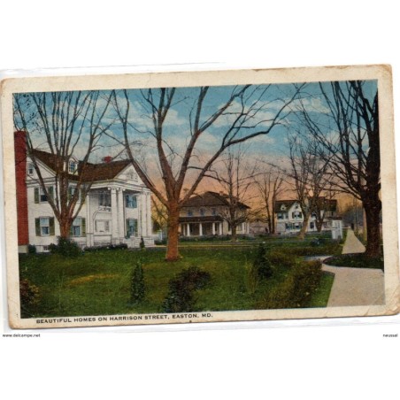 Tarjeta postal circulada 1926 Easton