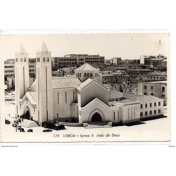 Tarjeta postal  de iglesia S Joao de Deus Lisboa